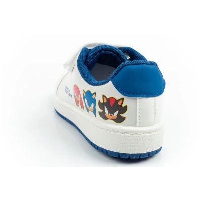 5. Leomil buty sportowe dziecięce tenisówki Sonic lekkie na rzep białe