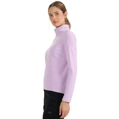11. Bluza polarowa damska 4F F069 jasny fiolet 4FWAW25UFLEF069 52S