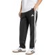 Spodnie męskie adidas 3-Stripes Tricot Regular-Fit Open Hem czarne JI8802