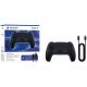 4. Kontroler bezprzewodowy PS5 SONY DualSense Midnight Black +kabel USB