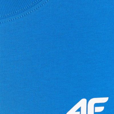 4. Koszulka męska 4F M3341 niebieska 4FWMM00TTSHM3341 33S