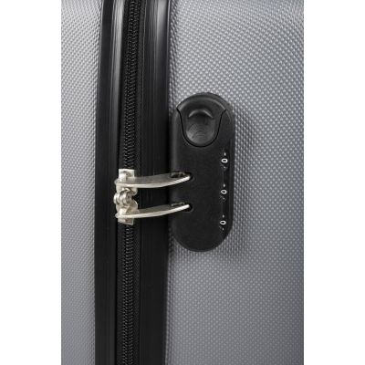 77. ZESTAW 3 WALIZEK 18, 22, 26 CALE SREBERNY SLAZENGER