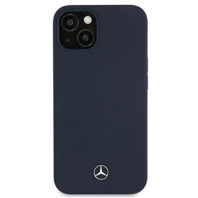 2. Etui Mercedes Silicone Line na iPhone 13 mini - granatowe