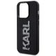 6. Etui Karl Lagerfeld 3D Rubber Glitter Logo na iPhone 15 Pro - czarne
