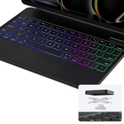10. Etui Dux Ducis Keyboard (MK Series) z klawiaturą Bluetooth na iPad Pro 11" 2024 - czarna
