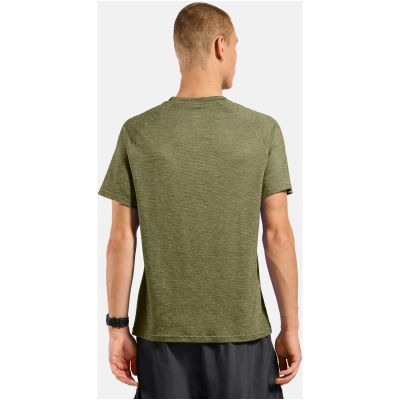 6. Koszulka z krótkim rękawem męska ODLO T-shirt crew neck s/s X-ALP PW 115 zielona
