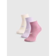 Skarpetki casual za kostkę damskie (ZESTAW 3 szt.) 4F 4FWMM00USOCF448-95S