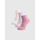 Skarpetki casual za kostkę damskie (ZESTAW 3 szt.) 4F 4FWMM00USOCF448-95S