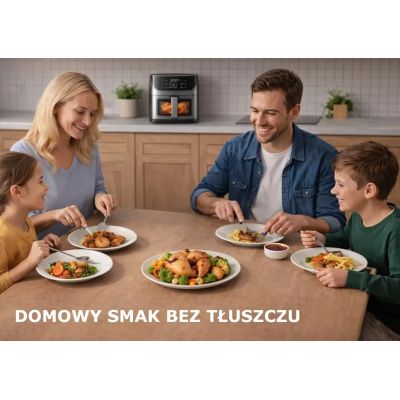 5. Extralink AIR FRYER FRYTKOWNICA BEZTLUSZCZOWA 8L 1800W 200 STOPNI
