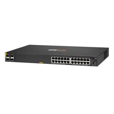 3. HPE Aruba Networking CX 6000 24p 10M/100M/1G Class4 PoE 4p SFP 1G 370W Switch Zarządzany L3 Gigabit Ethernet (10/100/1000) Obsługa PoE 1U