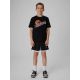 T-shirt regular z nadrukiem chłopięcy 4F 4FJRSS26TTSHM4278-20S