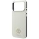 6. Etui Guess Grained Round Strass Logo MagSafe na iPhone 18 Pro / 17 Pro - beżowe