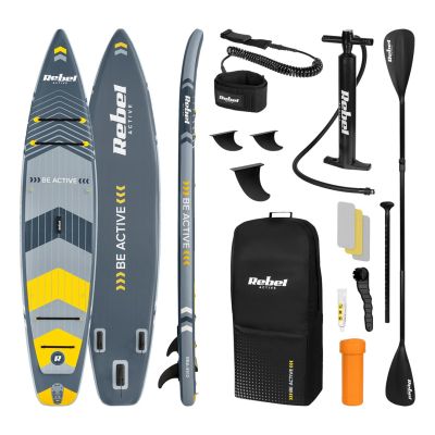 2. Deska SUP REBEL ACTIVE PRO Touring, 381x81x15, zestaw