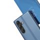 6. Clear View Case etui do Samsung Galaxy A24 4G pokrowiec z klapką niebieskie