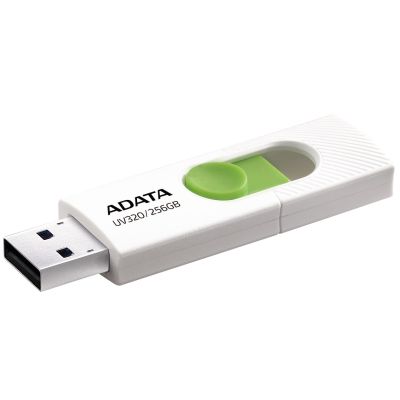 3. ADATA UV320 pamięć USB 256 GB USB Typu-A 3.2 Gen 1 (3.1 Gen 1) Zielony, Biały