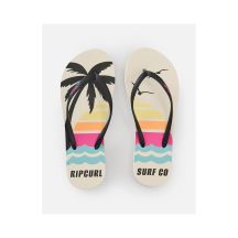 Japonki damskie RIP CURL Mixed Bloom Open Toe brązowe