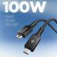 3. Kabel Spigen EB10010CC 100W 100 cm - czarny