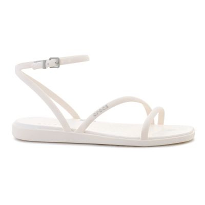 6. CROCS MIAMI ANKLE STRAP SANDAL W CHALK 212256-0WV