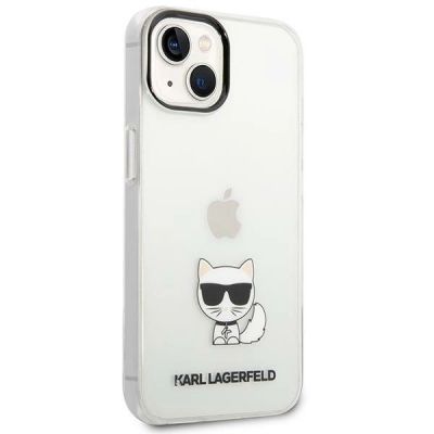 4. Etui Karl Lagerfeld Choupette Body na iPhone 14 Plus - przezroczyste
