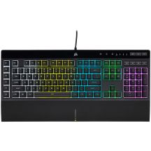 Corsair K55 RGB PRO klawiatura Gaming USB QWERTZ Niemiecki Czarny