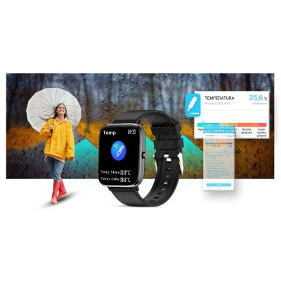 7. Smartwatch Giewont Czarny GW230-2