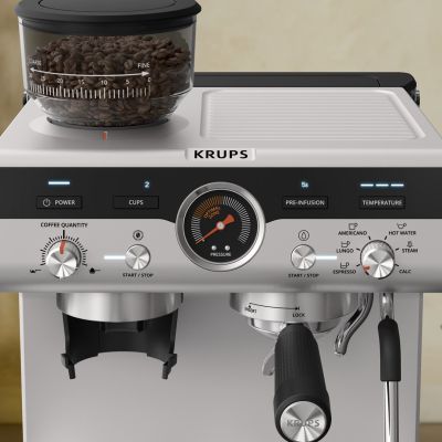 12. Krups Precision XP801T10 ekspres do kawy Półautomatyczny Ekspres do espresso 3 l