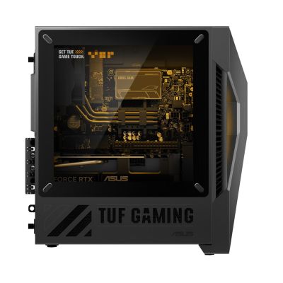 4. ASUS TUF Gaming T500 T500MV-07240H242W Intel Core 7 240H 32 GB DDR5-SDRAM 1 TB SSD NVIDIA GeForce RTX 5060 Ti Windows 11 Home Mini Tower PC Czarny, Szary