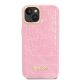 3. Etui Guess Croco Collection na iPhone 14 - różowe