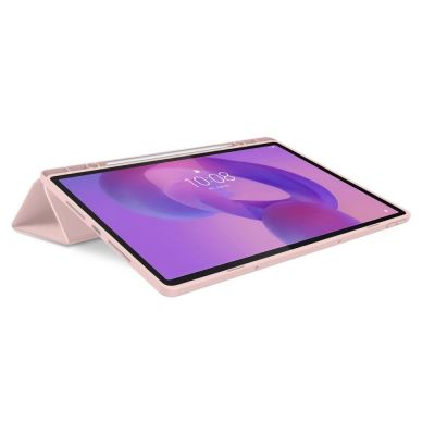 5. Etui TechProtect SmartCase Pen na Lenovo Idea Tab Plus 12.1 TB-361 - różowe