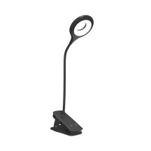 Mini lampka Wozinsky bezprzewodowa lampka LED do czytania z klipsem + kabel USB-C - czarna