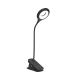 Mini lampka Wozinsky bezprzewodowa lampka LED do czytania z klipsem + kabel USB-C - czarna