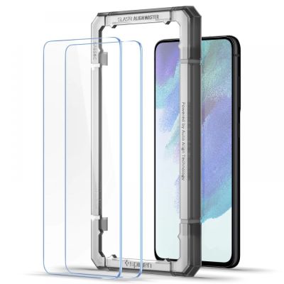 15. Szkło hartowane Spigen ALM Glas.tR na Samsung Galaxy S21 FE - 2 szt.