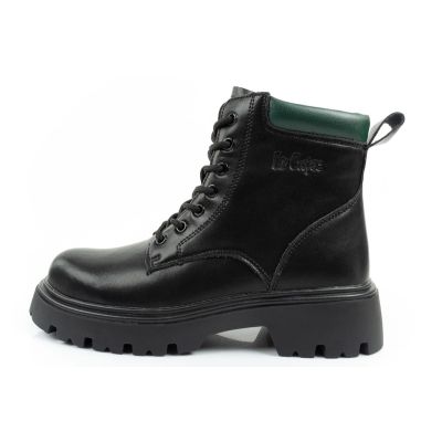 2. Lee Cooper buty botki trapery damskie sztyblety skórzane ocieplane sznurowane