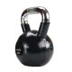20. Kettlebell żeliwny uchwyt chrom radełkowany HMS KTC12 BLACK 
