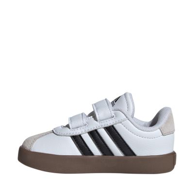 11. Buty dla dzieci adidas VL Court 3.0 Skateboarding biało-szare ID9157