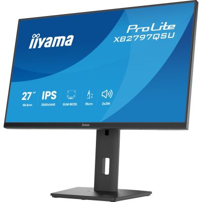 36. iiyama ProLite XB2797QSU-B1 monitor komputerowy 68,6 cm (27") 2560 x 1440 px Quad HD LED Czarny