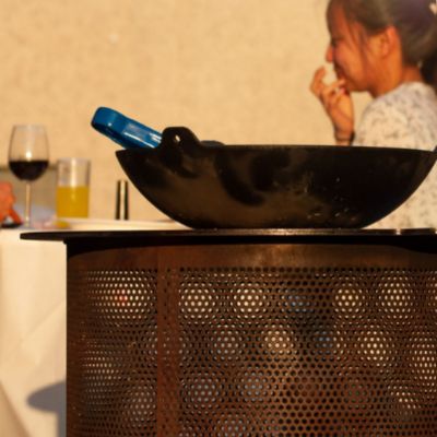 26. Palenisko ogrodowe Bonfeu kosz Bonves 45 czarne 4502