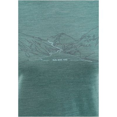 3. Koszulka z krótkim rękawem damska ODLO Ascent PW 130 Run. Bike. Hike. T-Shirt Crew Neck s/s niebieska