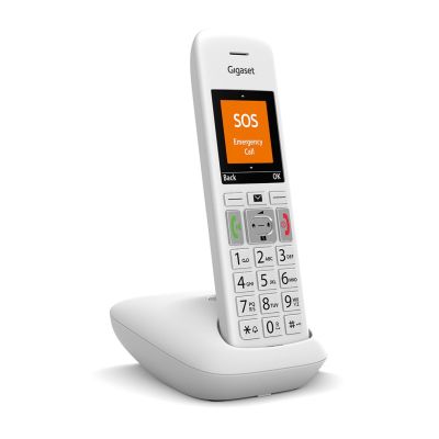 7. Gigaset E390 Telefon analogowy/DECT Nazwa i identyfikacja dzwoniącego Biały