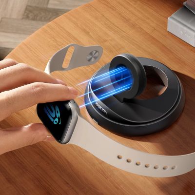 10. Ładowarka Joyroom JR-W12 indukcyjna składana do zegarków Apple Watch - czarna