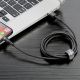 4. Kabel Baseus Cafule USB-A / Lightning 1.5A QC 3.0 2 m - czarny