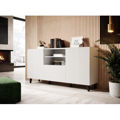 3. Komoda PAFOS 150x40x82 biały mat