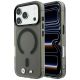 Etui BMW M IML Frosted Metal Logo & Trims MagSafe na iPhone 18 Pro / 17 Pro - czarne