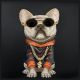 3. Torba na ramię Nimmy Crossbody Glasses Cool Dog - czarna