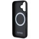7. Etui BMW M Perforated Tricolor Line MagSafe na iPhone 16 - szare
