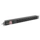 4. Listwa zasilająca Lanberg PDU-10I-0200-IEC-BK (10 gniazd w standardzie IEC320; 10 A; 2m; kolor czarny)