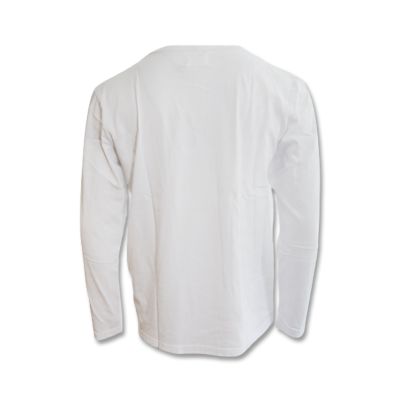 2. Bluzka Wood Wood Mel Patches Longsleeve White - 10235402-2323-White