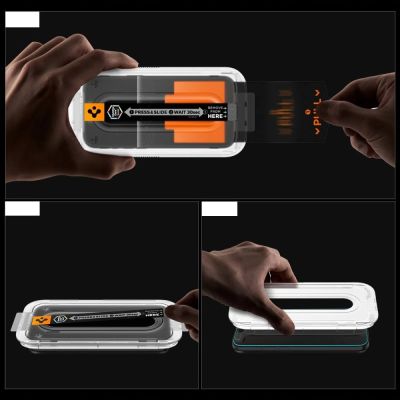 6. Szkło prywatyzujące Spigen Glas.TR EZ Fit Pro na iPhone 16 Pro / 17 / 17 Pro