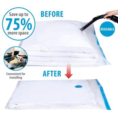 10. WOREK PRÓŻNIOWY DO PRZECHOWYWANIA UBRAŃ, POŚCIELI 90x110cm ALPINA