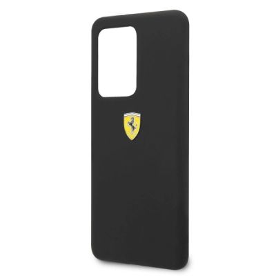 5. Etui Ferrari Silicone na Samsung Galaxy S20 Ultra - czarne